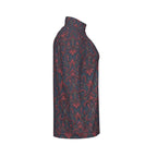 All-Over Print Men's Sports Collar Jersey With Long Sleeve| Interlock