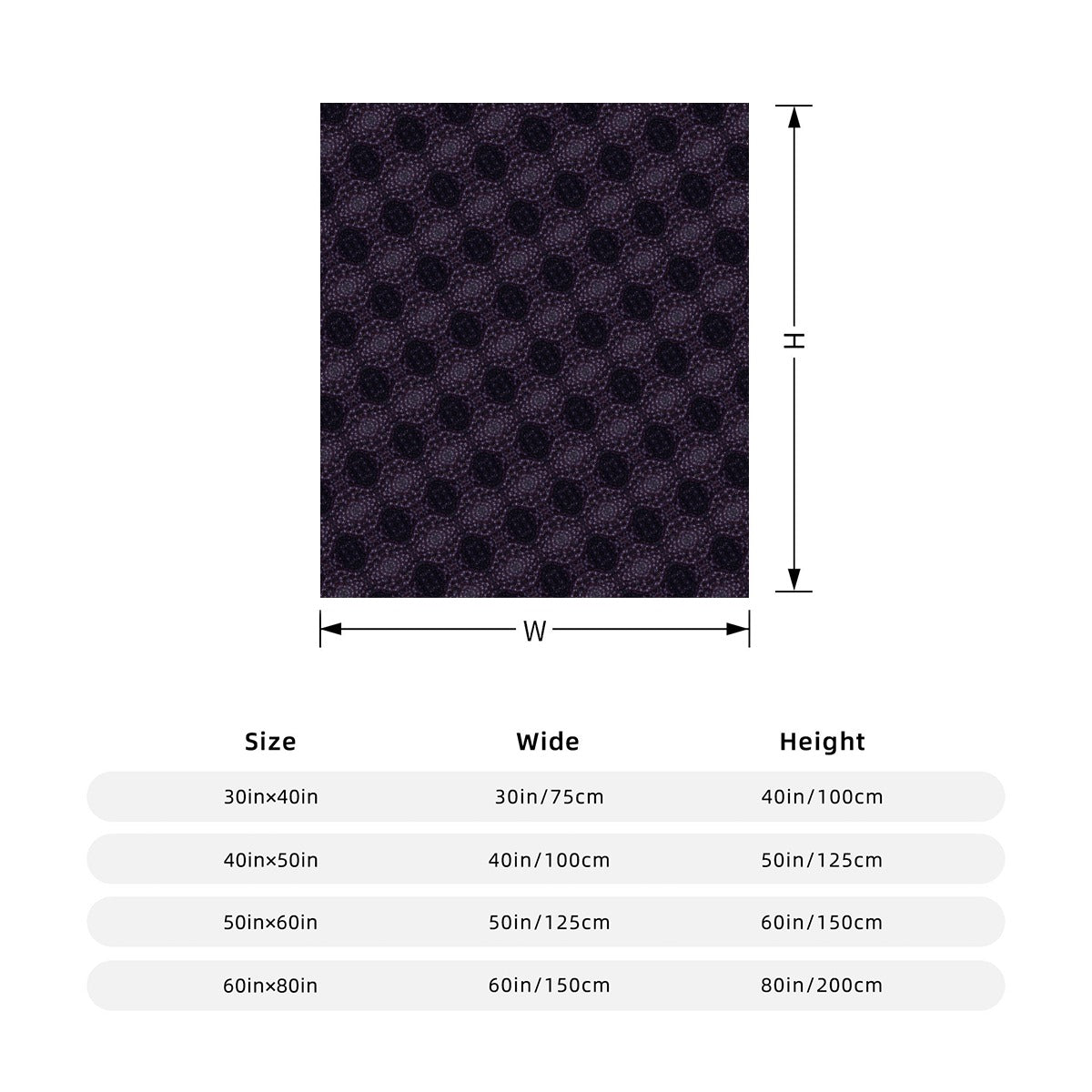 Gram Flannel Blanket - Vertical Style Printed in USA|290GSM