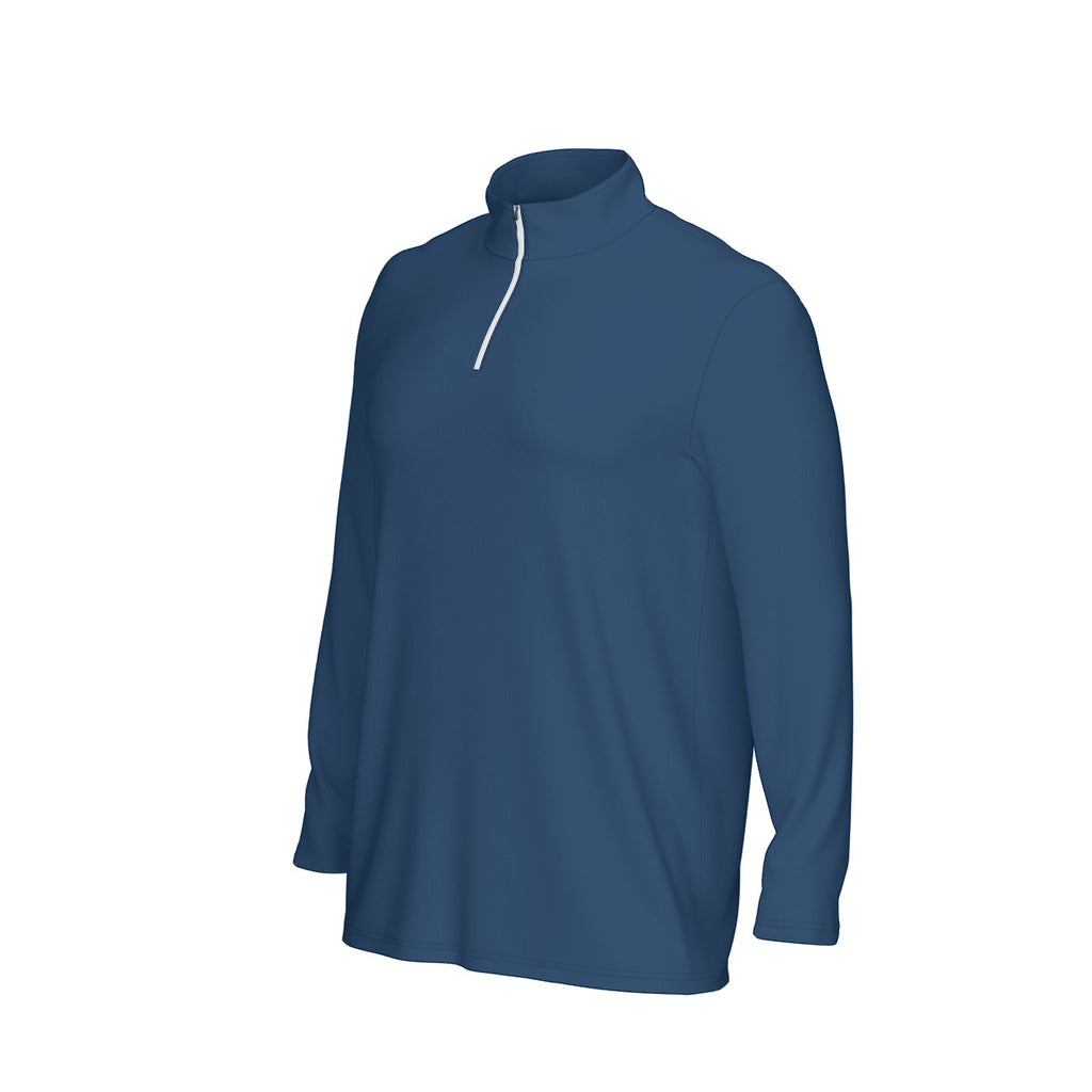 All-Over Print Men's Sports Collar Jersey With Long Sleeve| Interlock