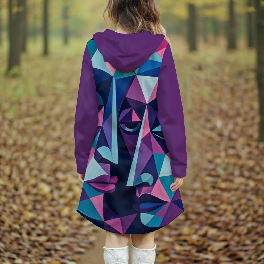 All-Over Print Women's Longline Hoodie Dress