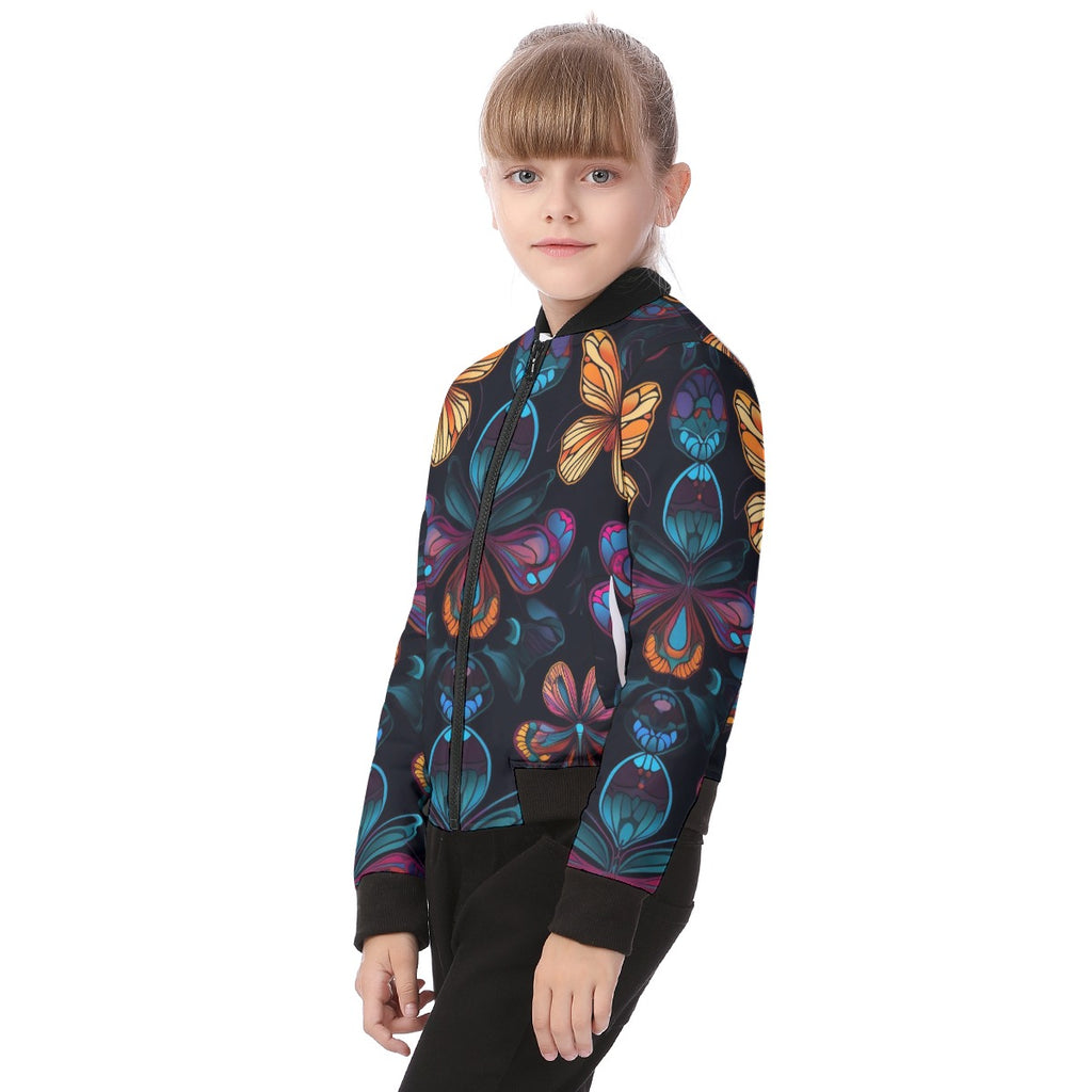 Blouson bombardier enfant imprimé sur toute la surface