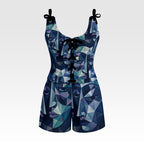 All-Over Print Shapewear Shorts Set