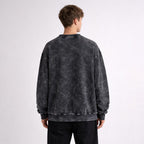 Felpa da uomo con lavaggio vintage effetto vissuto|360 g/m² DTG