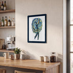 Thickened Rectangular Iron Wall Painting Printed in Canada