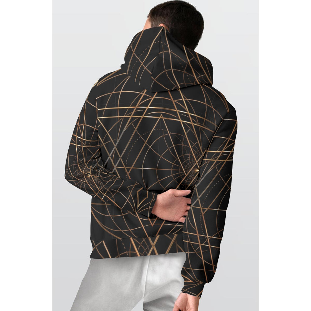 All-Over Print Men's Thicken Pullover Hoodie