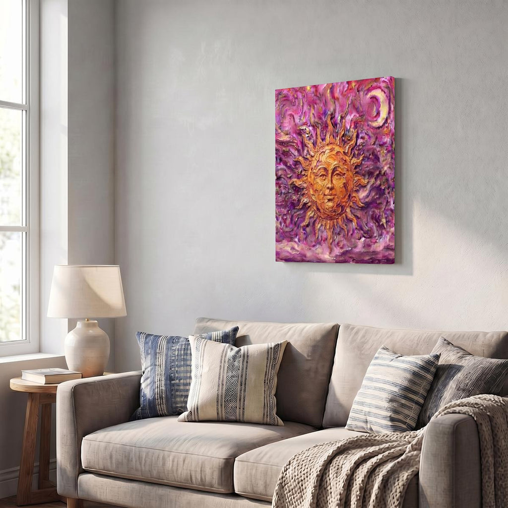 Vertical Framed Canvas Wall Art Printed in Canada