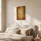 Vertical Framed Canvas Wall Art Printed in Canada