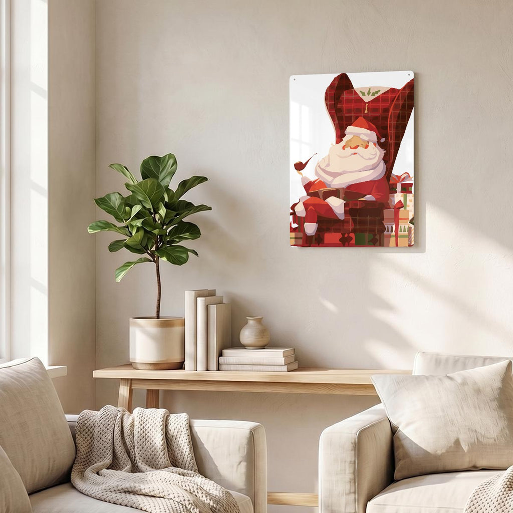 Thickened Rectangular Iron Wall Painting Printed in Canada