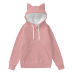 All-Over Print Women’s Hoodie With Decorative Ears