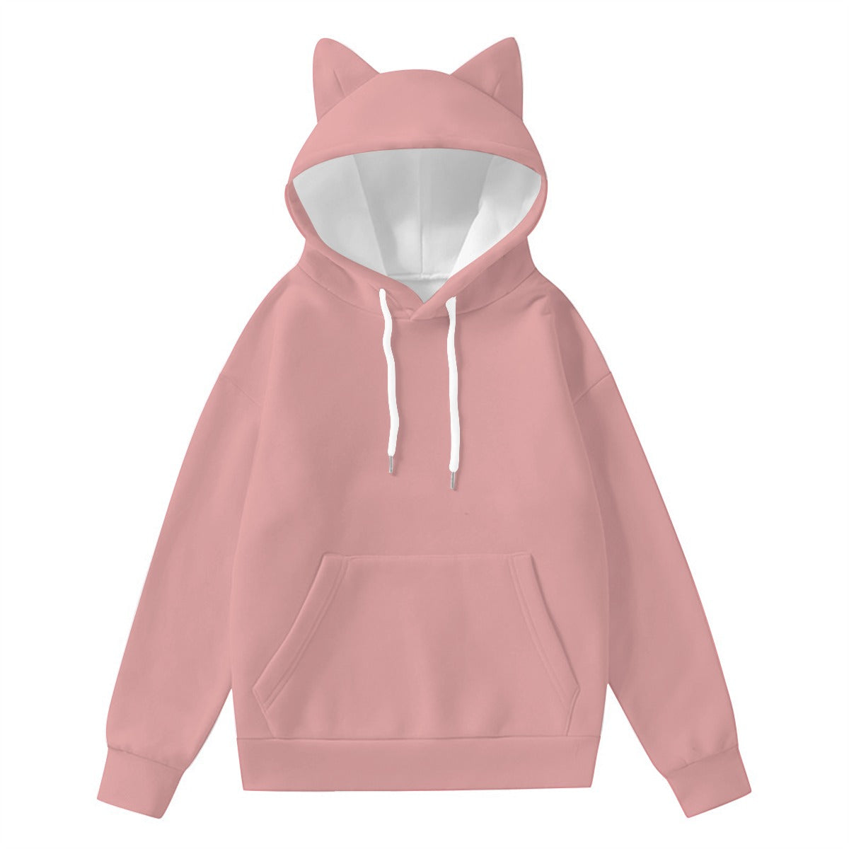 All-Over Print Women’s Hoodie With Decorative Ears