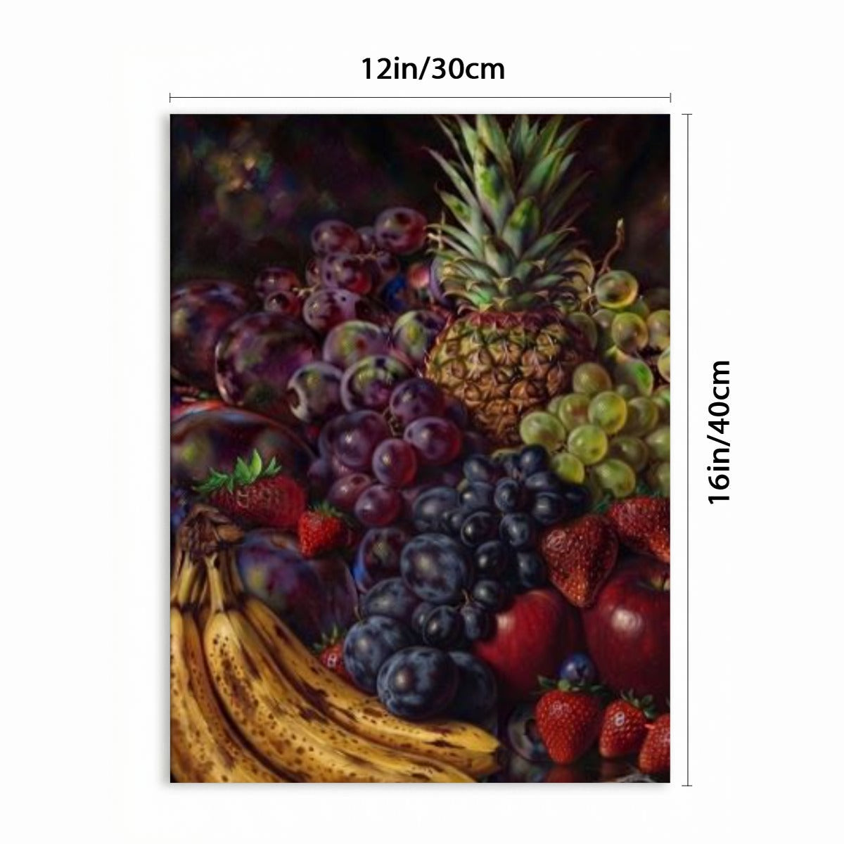 Vertical Framed Canvas Wall Art Printed in Canada