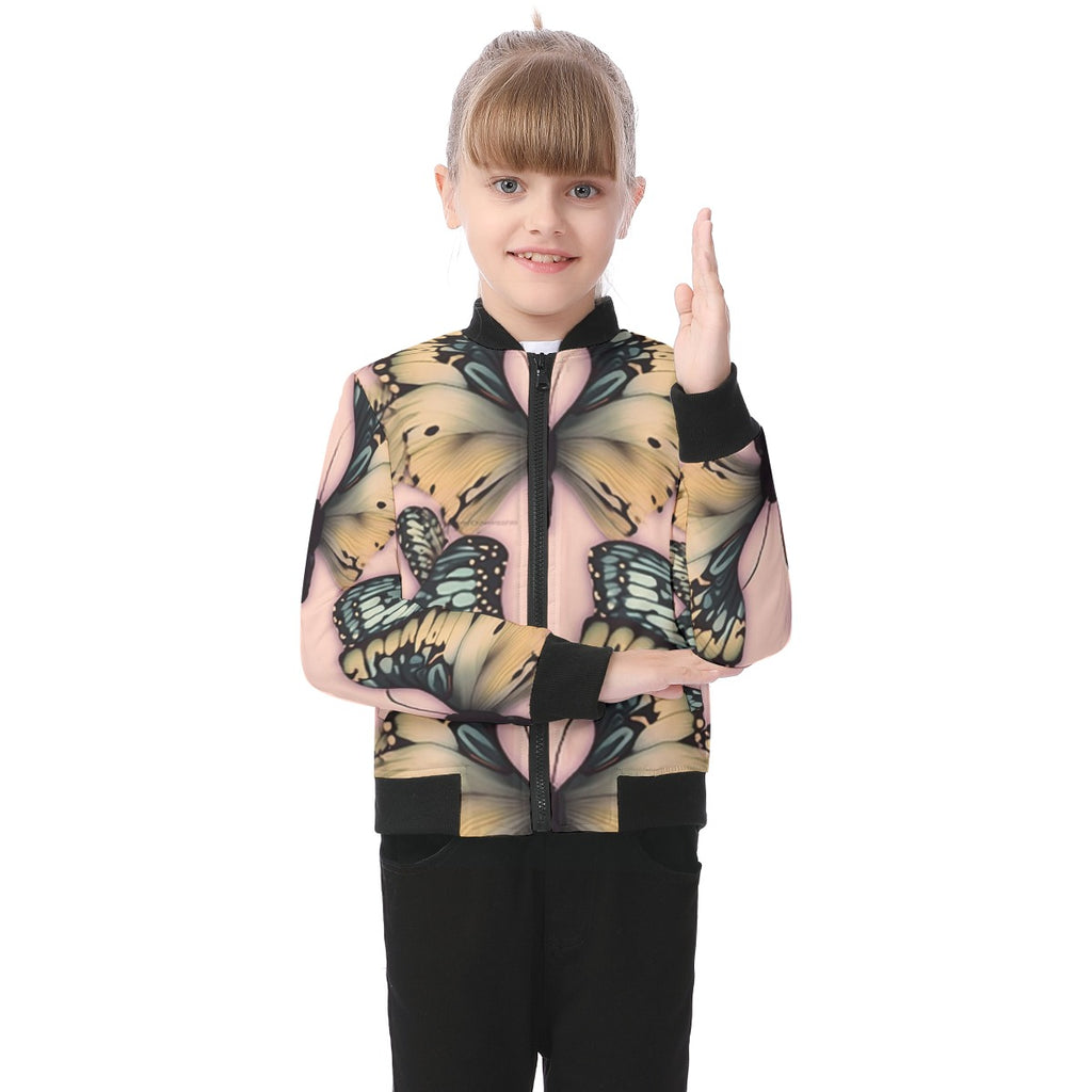 Blouson aviateur enfant imprimé all-over