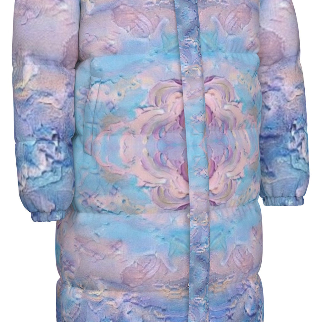 Coat of Many Colors Collection Women Unisex Long Down Jacket