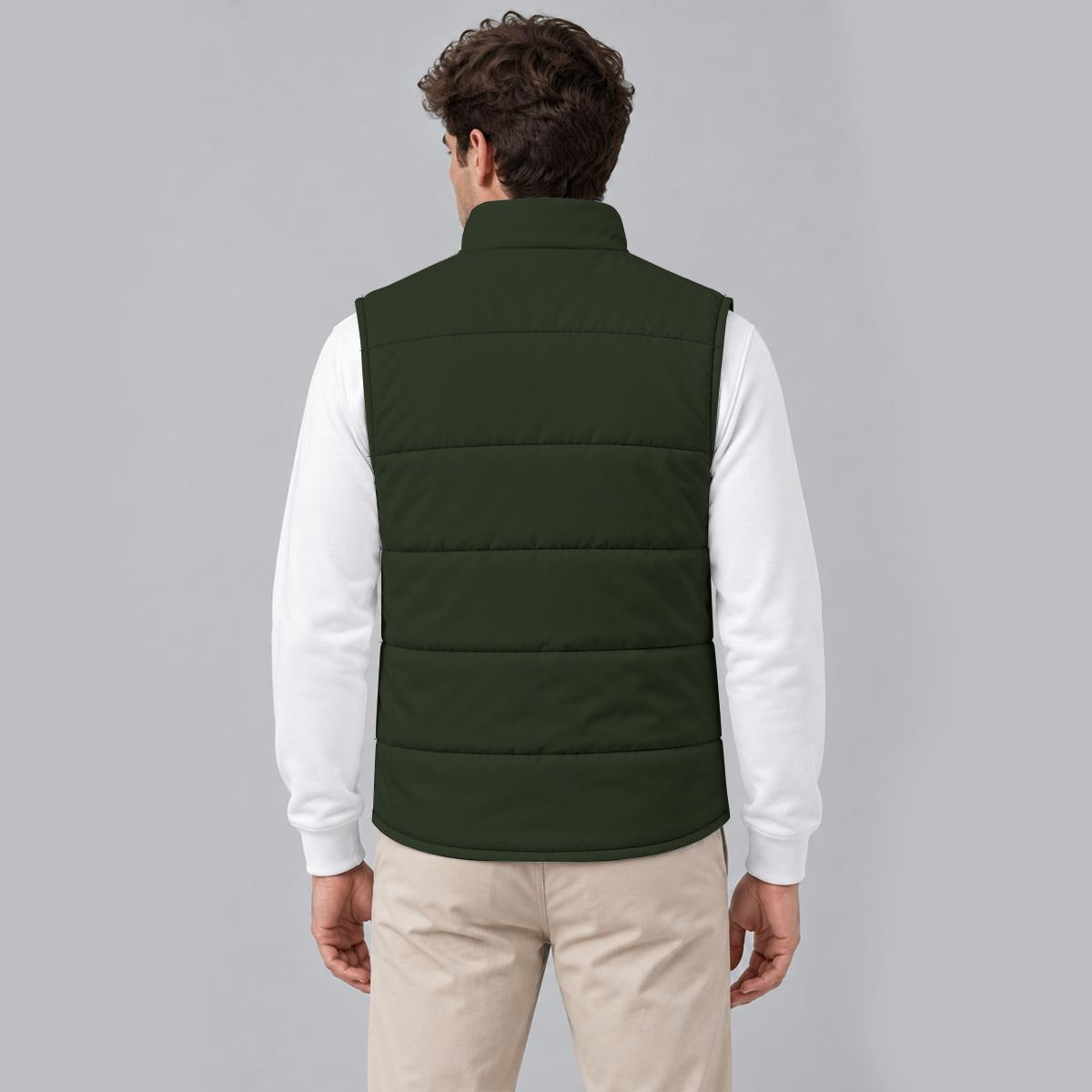All-Over Print Unisex Quilted Full-Zip Padded Vest