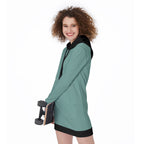 All-Over Print Women's Long Hoodie
