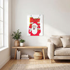 Thickened Rectangular Iron Wall Painting Printed in Canada