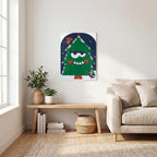 Thickened Rectangular Iron Wall Painting Printed in Canada