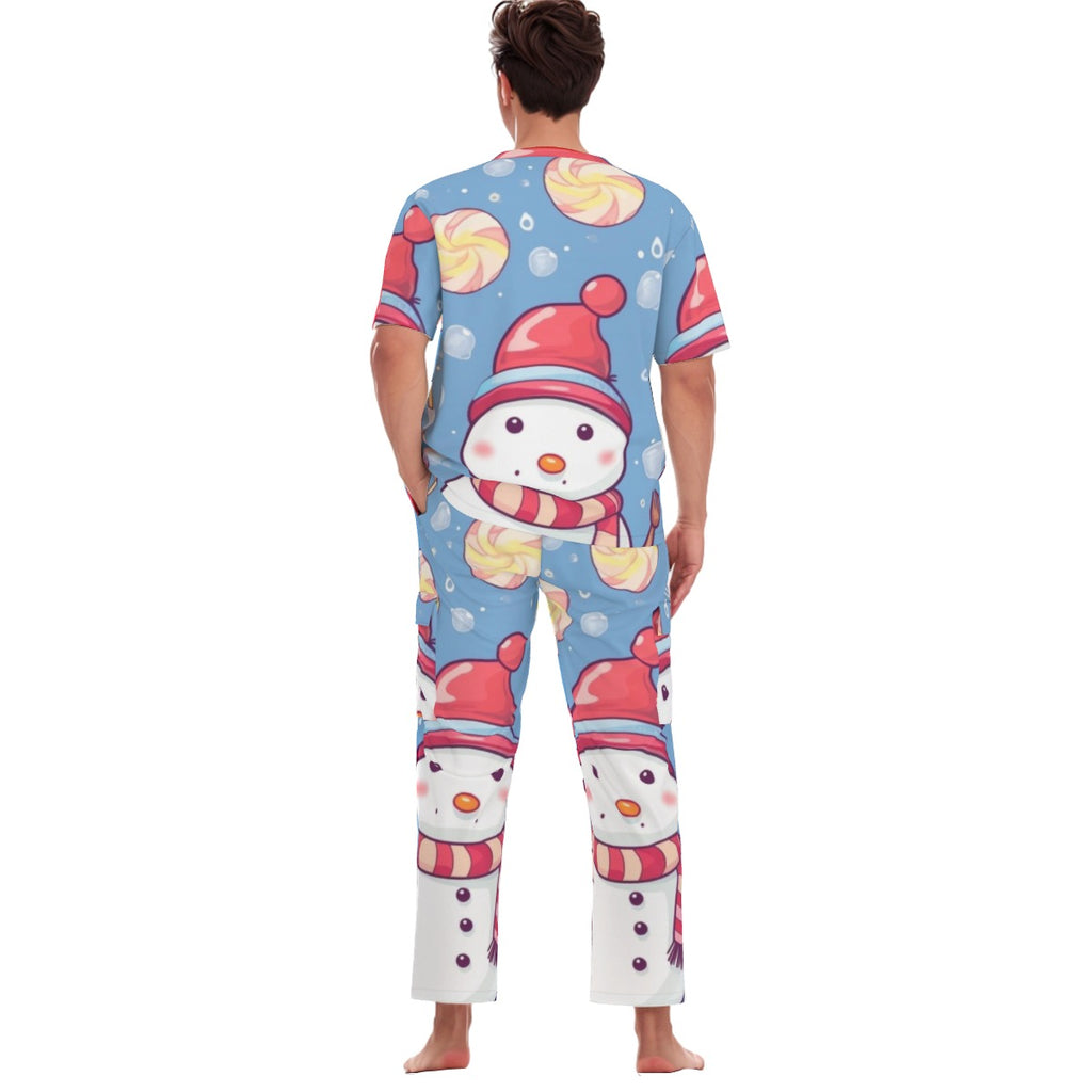 All-Over Print Unisex Scrub Set With Six Pocket