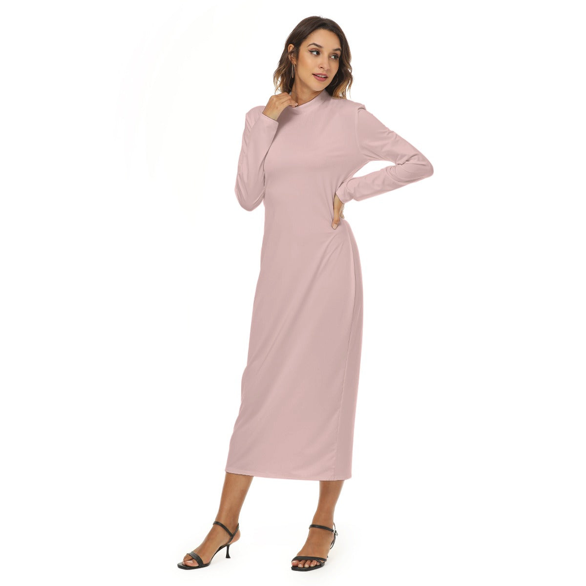 Abito a tunica da donna con stampa all-over