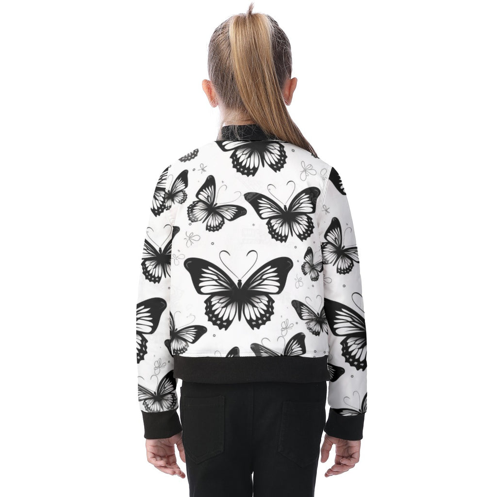Blouson aviateur enfant imprimé all-over