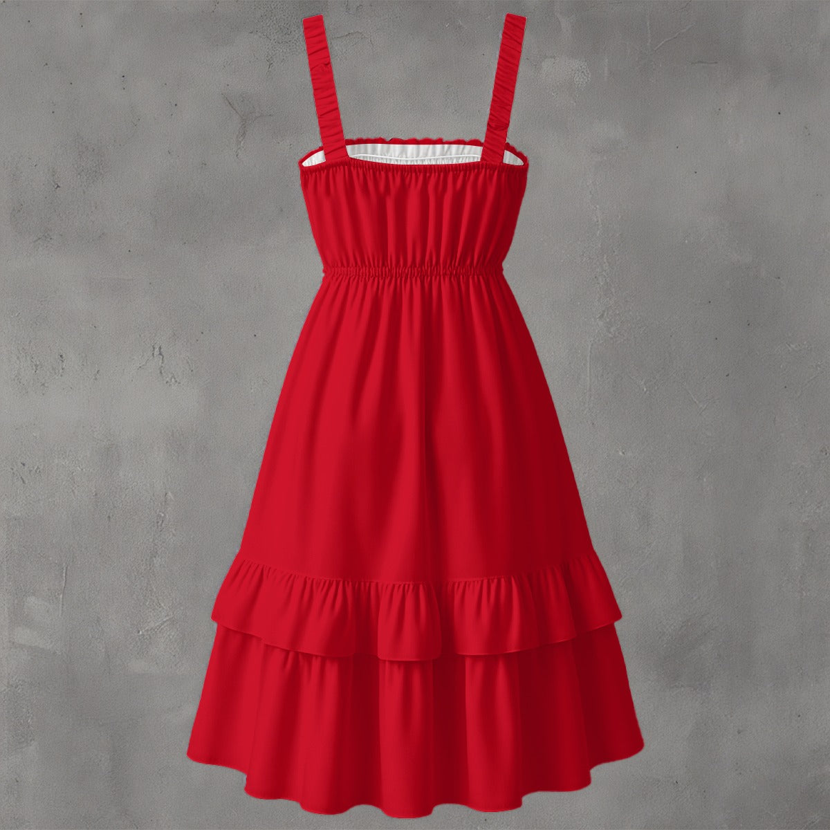 All-Over Print Women’s Ruffle Hem Dress