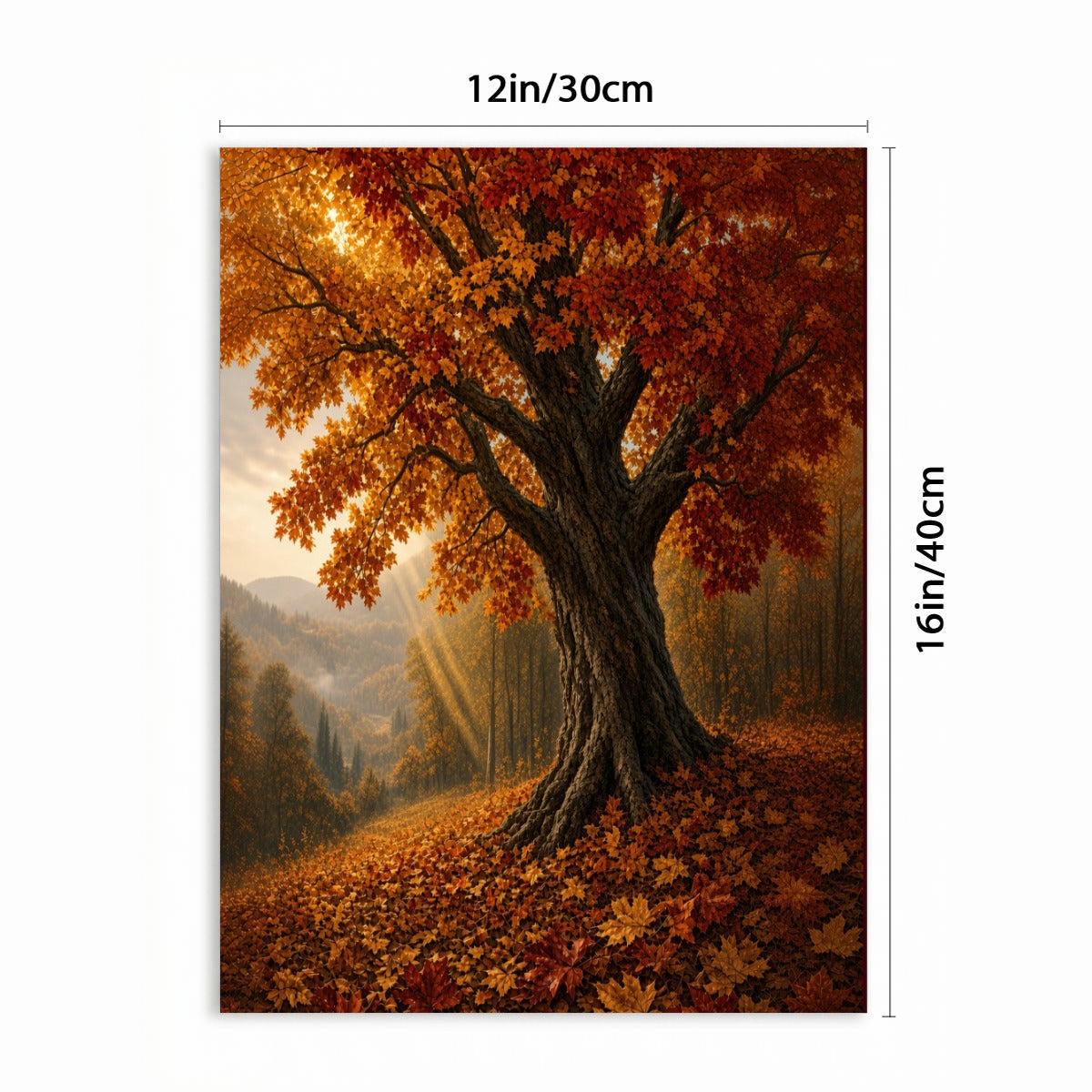 Vertical Framed Canvas Wall Art Printed in Canada