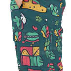 All-Over Print Unisex Scrub Set With Six Pocket