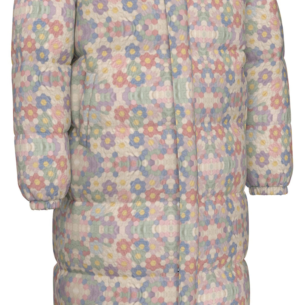 All-Over Print Unisex Long Down Jacket