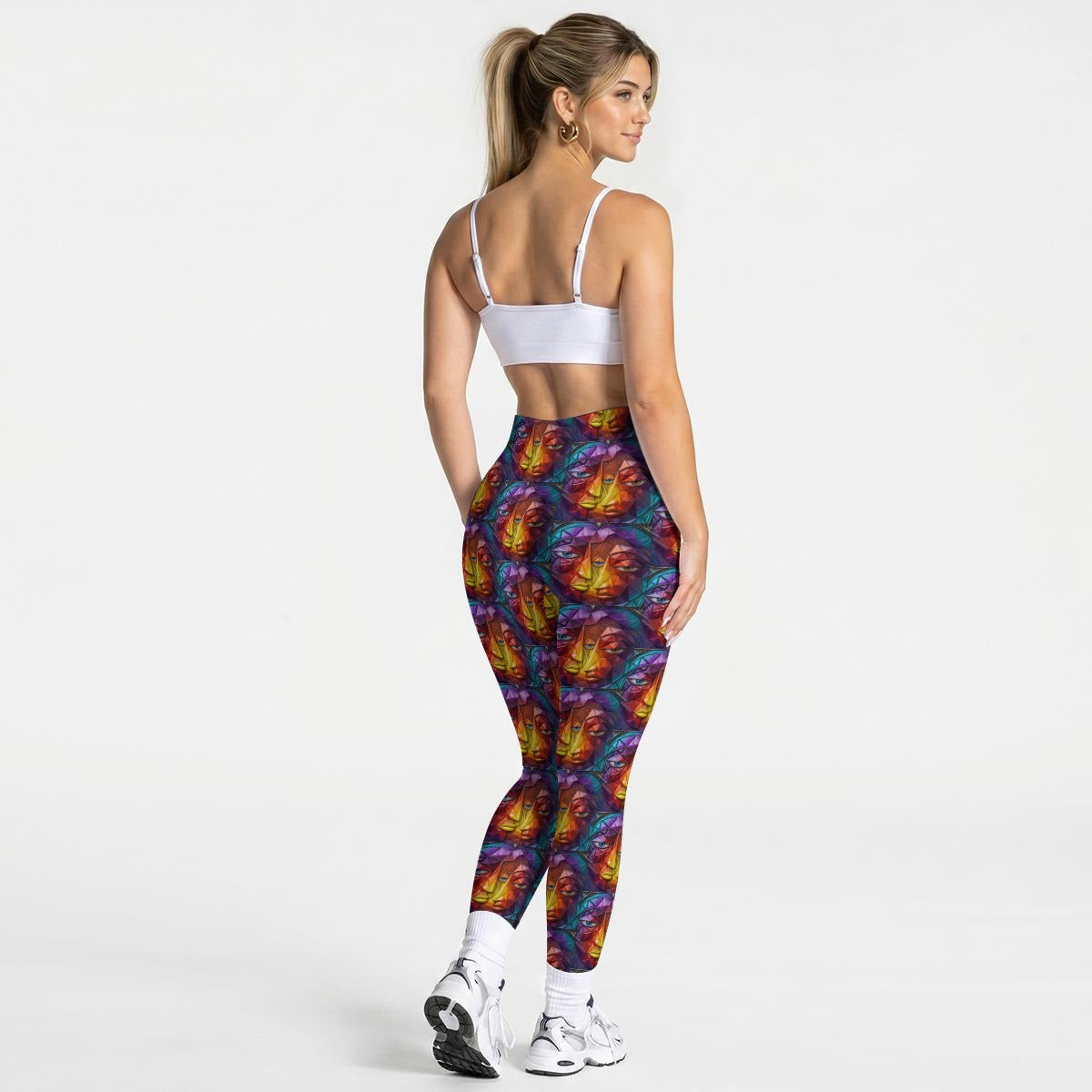 All-Over Print Women's Seamless High Waisted Butt-Lifting Leggings