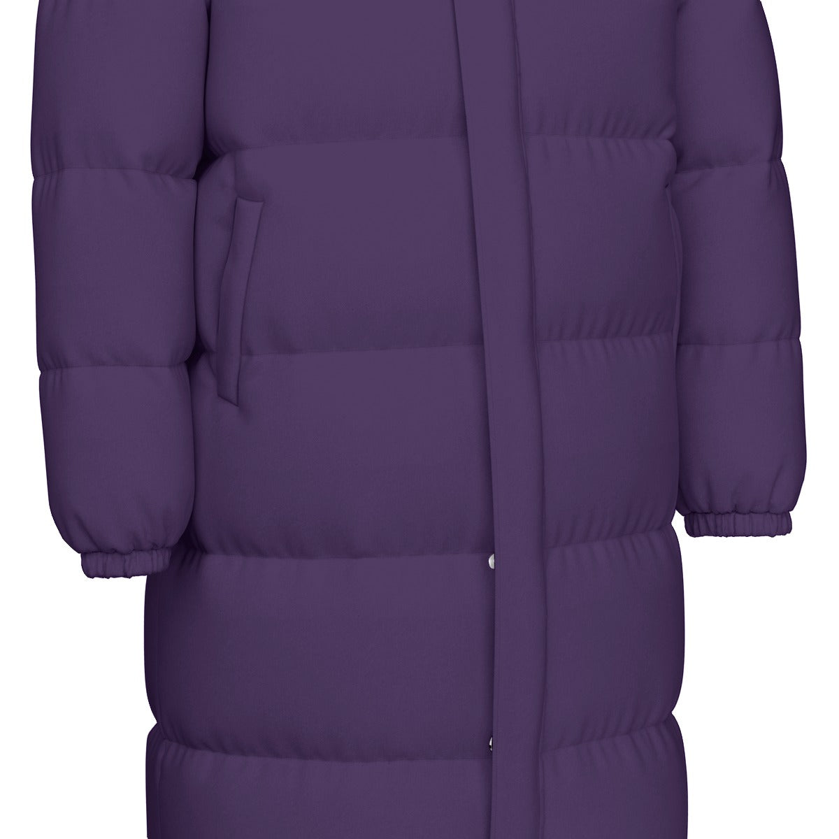All-Over Print Unisex Long Down Jacket