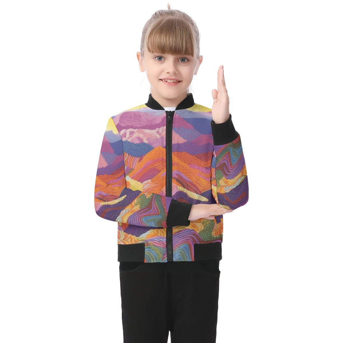 All-Over Print Kid's Bomber Jacket