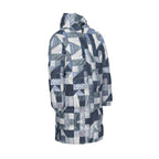 COAT OF MANY COLORS COLLECTION All-Over Print Unisex Borg Fleece Coat With Z Unisex Long Down Jacket