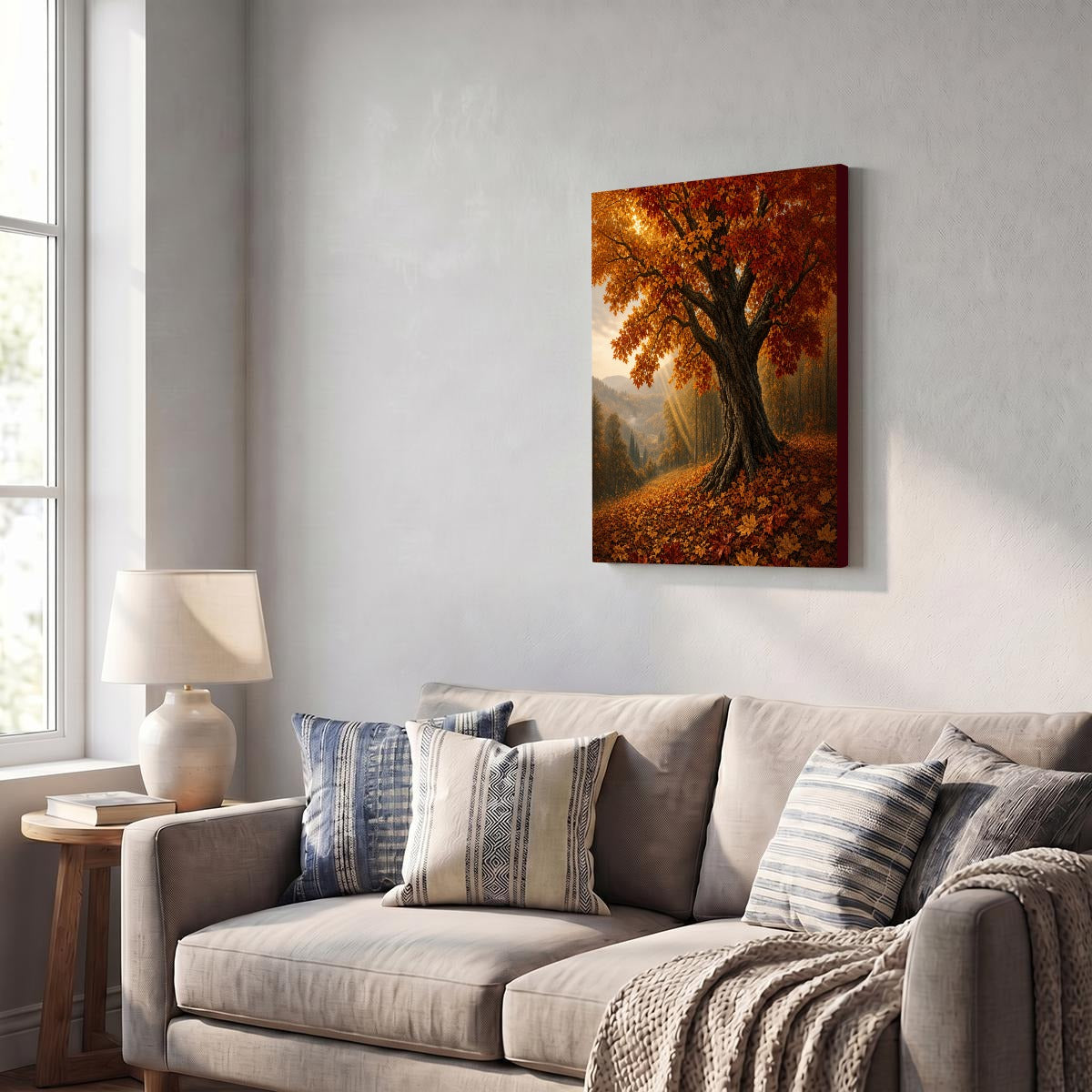 Vertical Framed Canvas Wall Art Printed in Canada