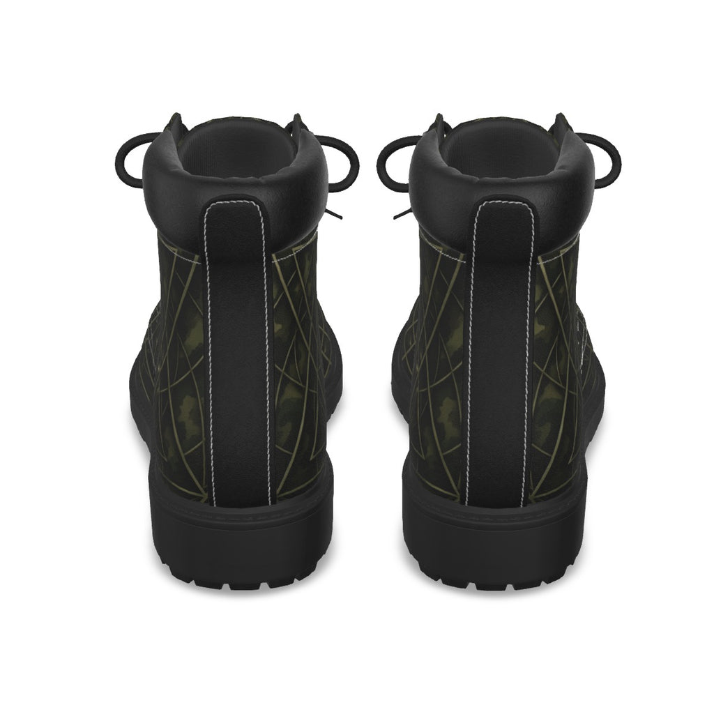 All-Over Print Men's Short Boots