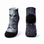 All-Over Print Unisex Color-Block Athletic Socks