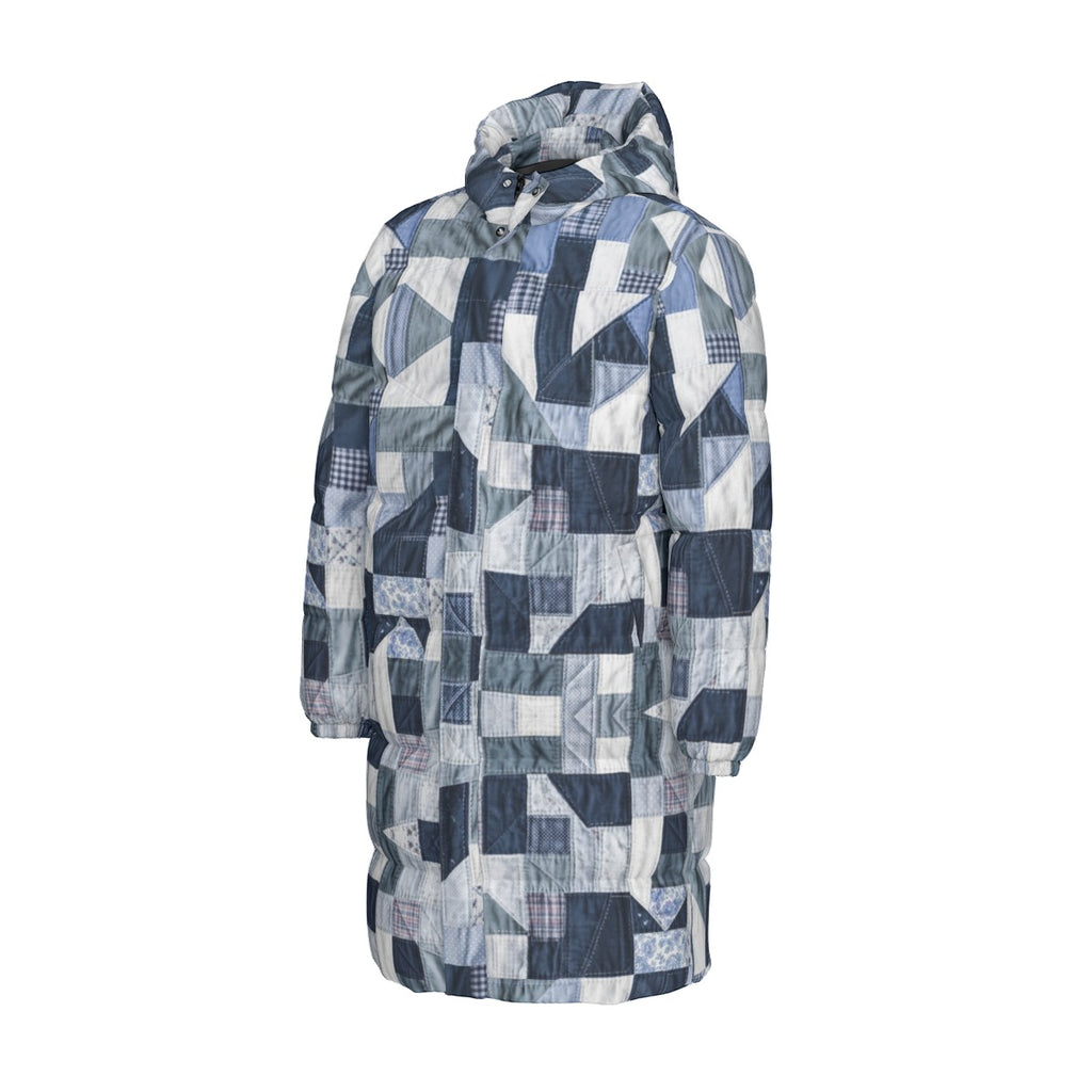 COAT OF MANY COLORS COLLECTION All-Over Print Unisex Borg Fleece Coat With Z Unisex Long Down Jacket