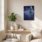 Thickened Rectangular Iron Wall Painting Printed in Canada