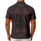Chemise hawaïenne pour homme à impression intégrale avec fermeture boutonnée