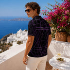 Polo en polyester épais pour homme à impression intégrale|210GSM
