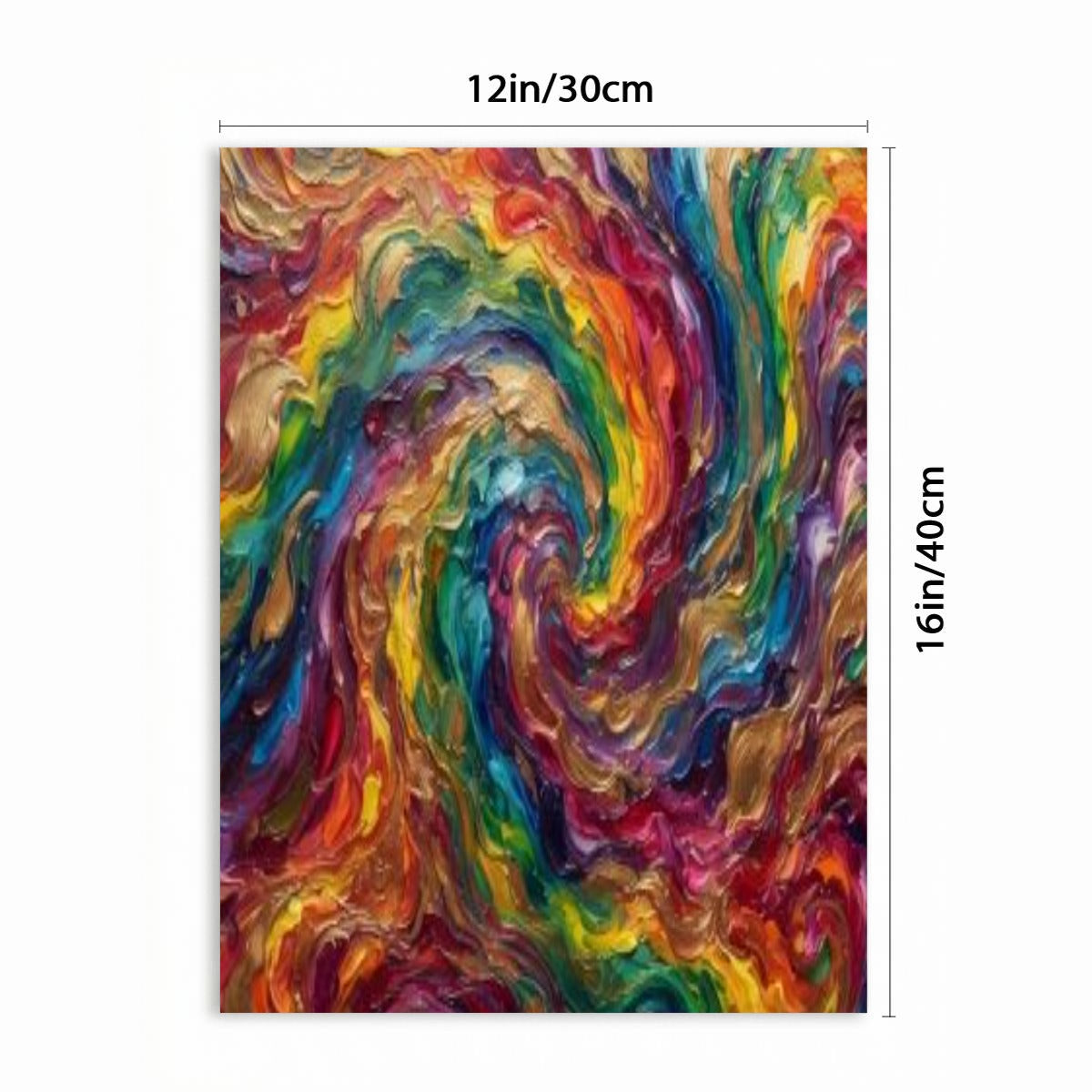 Vertical Framed Canvas Wall Art Printed in Canada