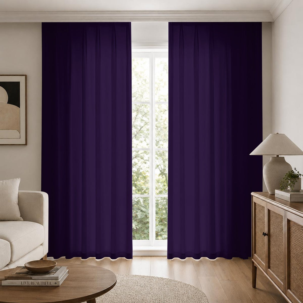 Square Blackout Curtains with Hooks | 265(GSM
