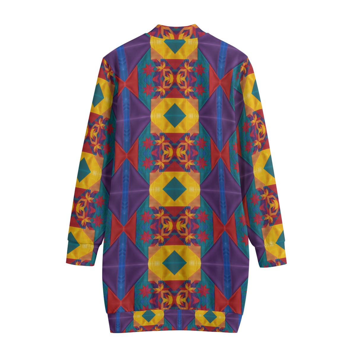 COAT OF MANY COLORS COLLECTION Art Frock - Unisex BAll-Over Print Women's Length Baseball Jackets
