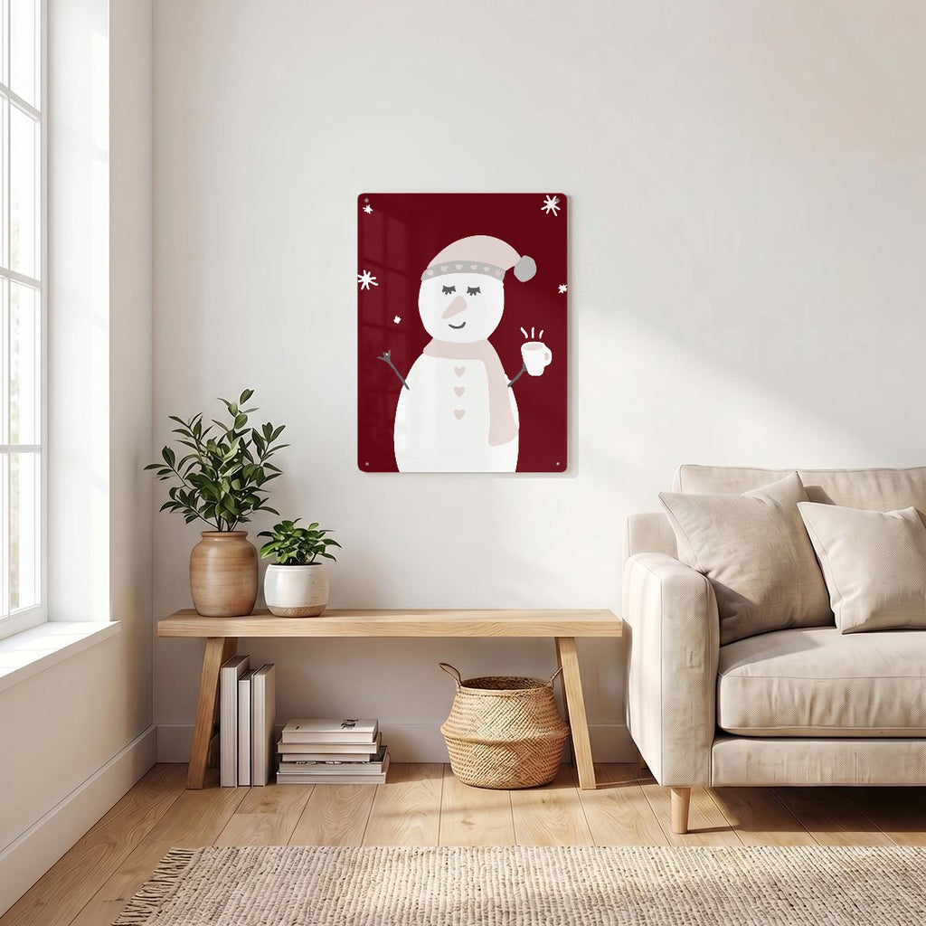 Thickened Rectangular Iron Wall Painting Printed in Canada