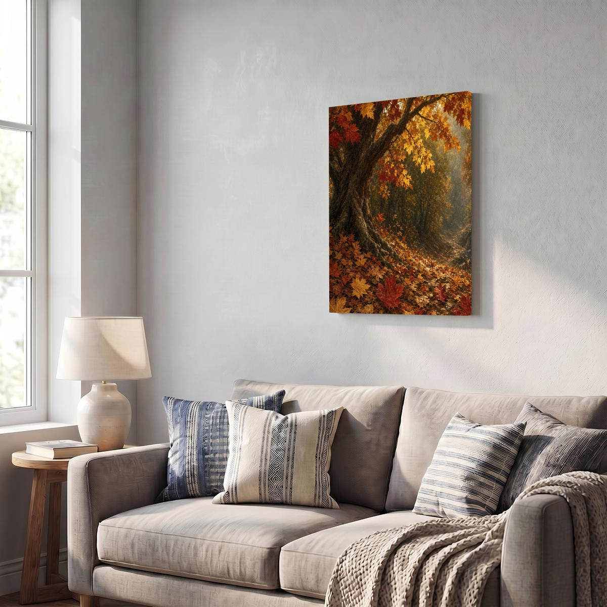 Vertical Framed Canvas Wall Art Printed in Canada