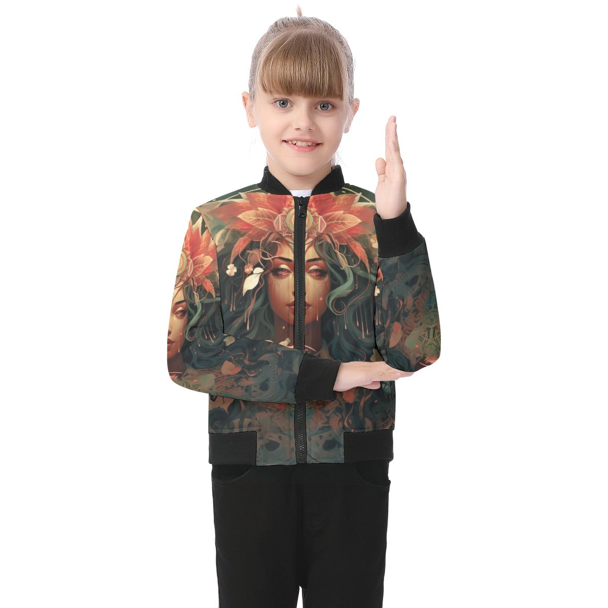All-Over Print Kid's Bomber Jacket