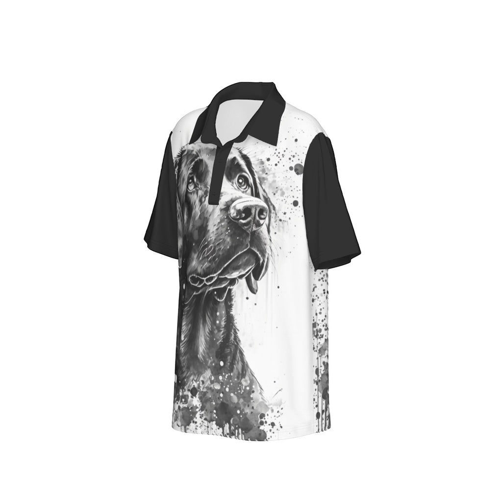 All-Over Print Teenage Polo Collar Jersey |210GSM