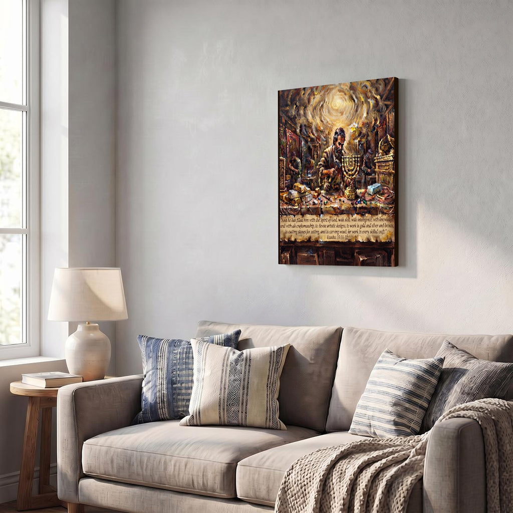 Vertical Framed Canvas Wall Art Printed in Canada