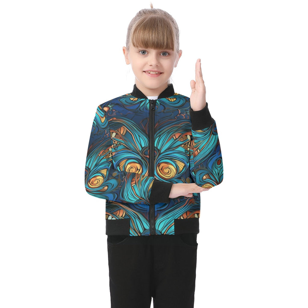All-Over Print Kid's Bomber Jacket