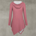 All-Over Print Women's Asymmetric Hem Hoodie
