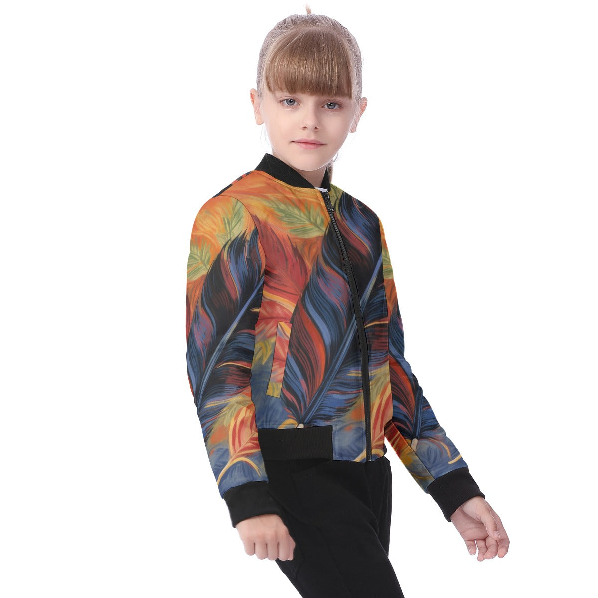 All-Over Print Kid's Bomber Jacket